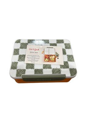 Cat & Jack BPA-Free Bento Box With Compartments Dishwasher & Microwave Safe Oran